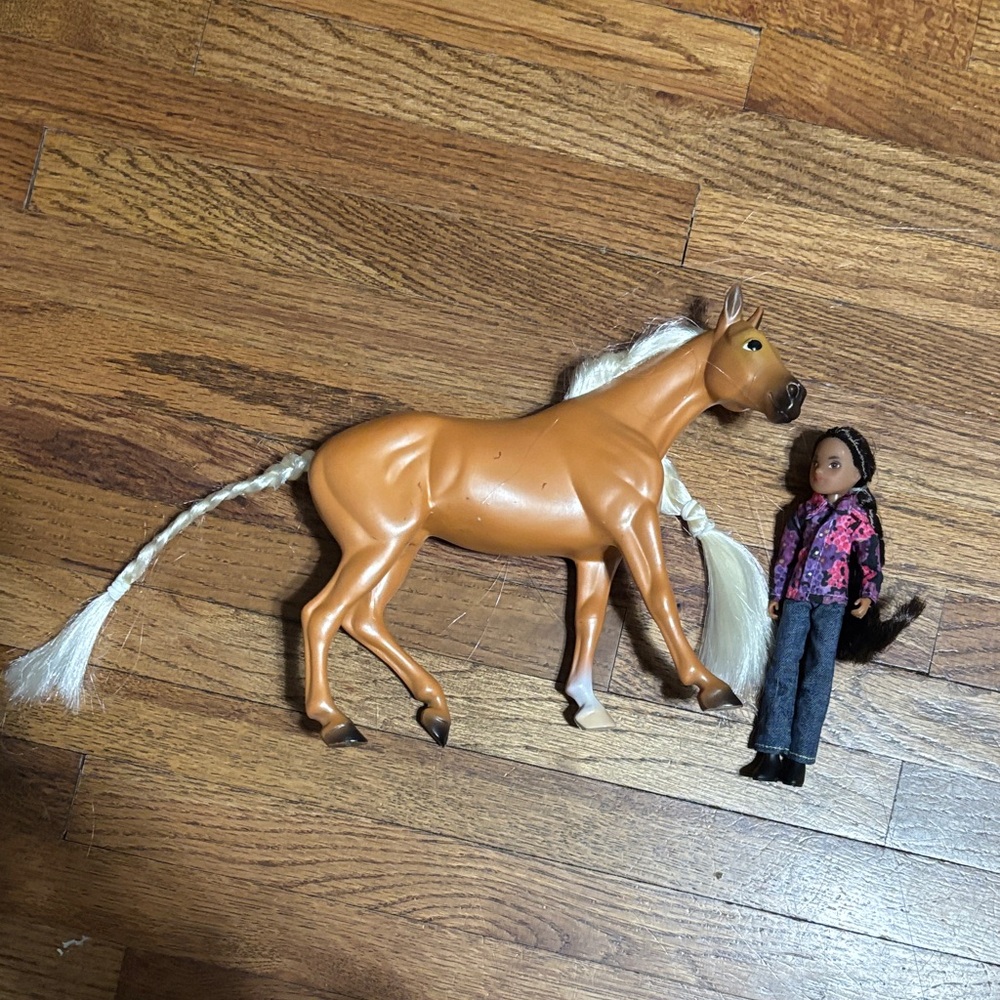 Breyer horse and rider doll set